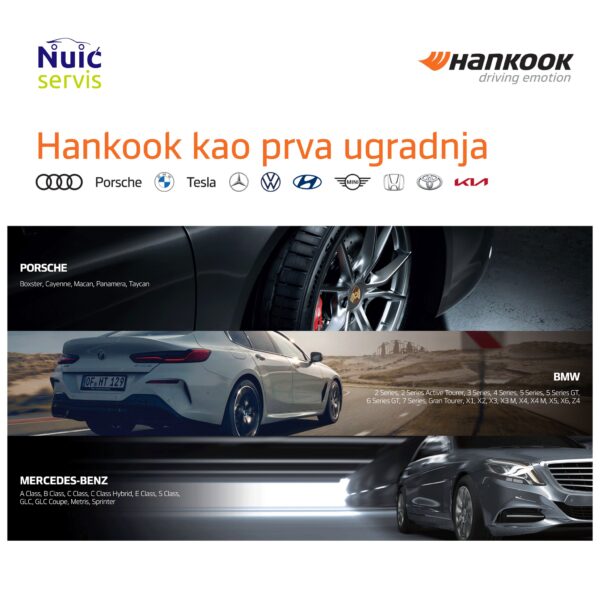 Hankook kao prva ugradnja Nuic